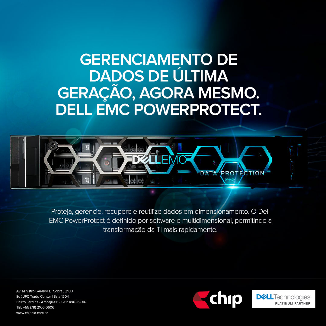 Gerenciamento de dados de última geração, agora mesmo. Dell EMC PowerProtect.