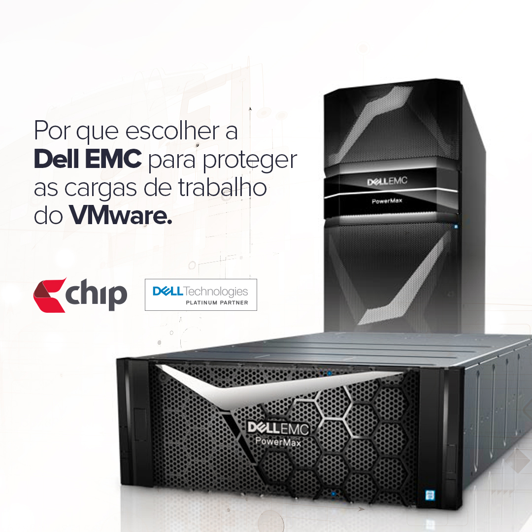 Por que escolher a Dell EMC para proteger as cargas de trabalho do VMware