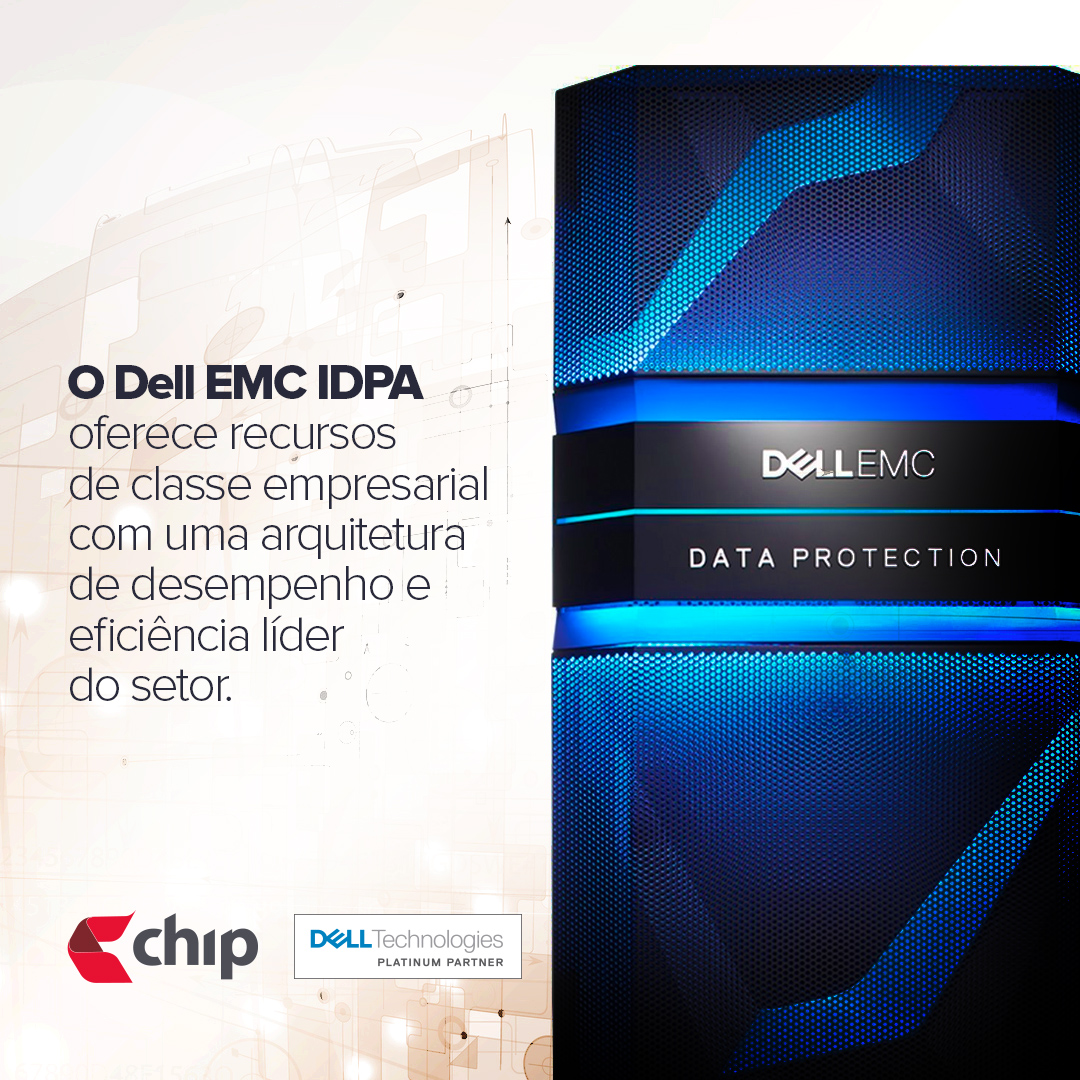 O Dell EMC IDPA oferece recursos de classe empresarial